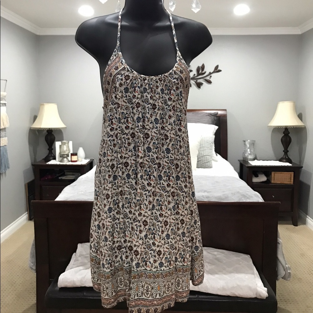 SOLD- Line Cotton Dress